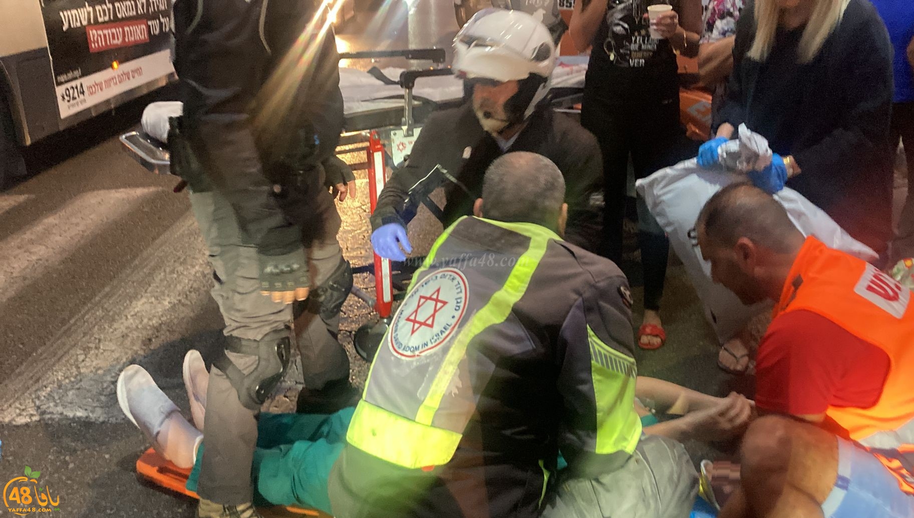  يافا: اصابة متوسطة لسيدة بحادث دهس ضرب وهرب